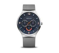 Bering - Montre Classique Milanese Argent Quartz - Homme - Accessoires - Bleu - Taille: ONE Size