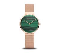 Bering 14531 Montre À Quartz pour Femme, 31 mm, Boîtier en Acier Inoxydable Et Cadran, Bracelet Milanais, Verre Saphir, 5 ATM