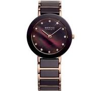 Bering Montre Femme 11429-765 bordeaux, Brun Marron G