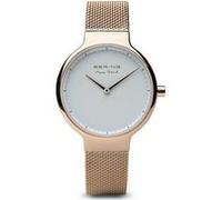 Bering Montre Femme, Mixte 15531-364 Blanc Or G