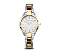 Bering - Montre Femme Ultra Slim 31 mm 3 ATM Verre Saphir Slim Design Bracelet en Acier Inoxydable avec Éléments en Acier Inoxydable 17231-704 - Femme - Accessoires - Multicolore - Taille: ONE Size