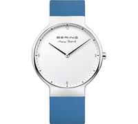 Bering Montre Homme Max René Ultra Slim 15540-700-L Silicône Bleu 40 mm