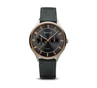 Bering - Montre Homme Titane 39 mm Bracelet Nylon 11539-879 - Homme - Accessoires - Noir - Taille: ONE Size