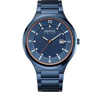 Bering Montre Hommes Acier inoxydable bleu 14442-797 Solar