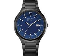 Bering Montre Hommes Acier inoxydable noir 14442-727 Solar