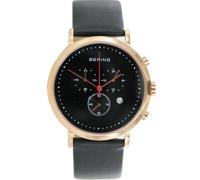 Bering Montre Hommes Montre Slim Classique Chronographe - 10540-462 Cuir