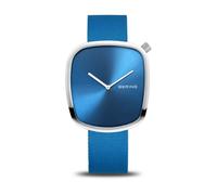 Bering - Montre Ocean Pebble Avec Plastique Océanique bleu 18040-308 - unisex - Accessoires - Bleu - Taille: ONE Size