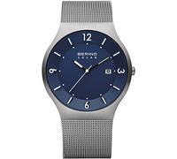 BERING Montre pour homme Solar Movement - Collection Solar avec acier inoxydable et verre saphir 14440-007