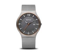 BERING Montre pour homme Solar Movement - Collection Solar avec acier inoxydable et verre saphir 14440-073-A