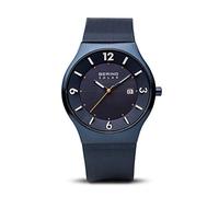 BERING Montre pour homme Solar Movement - Collection Solar avec acier inoxydable et verre saphir 14440-393