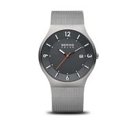 BERING Montre pour homme Solar Movement - Collection Solar avec acier inoxydable et verre saphir 14440-077