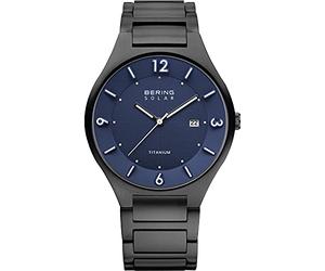 BERING Montre pour homme Solar Movement - Collection Solar avec acier inoxydable et verre saphir 14440-727