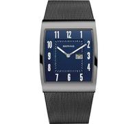 BERING Montre radio-pilotée pour homme - Collection radio - En acier inoxydable et verre saphir - 3 ATM - 52033-227