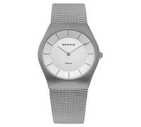 Bering Montre Unisex Montre Titan Slim Classique - 11935-000 Bracelet Mesh