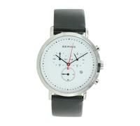 Bering - Montre Unisexe Analogique à Quartz de la Collection Classique avec Bracelet en Cuir de Veau et Verre Saphir 10540-404 - unisex - Accessoires - Gris - Taille: ONE Size