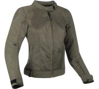 Bering Nelson Veste textile de moto pour femmes, vert-brun, taille 44