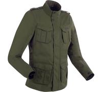 Bering Norris Evo veste textile de moto imperméable, vert-brun, taille L pour homme