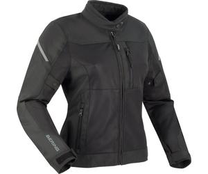 Bering Ozone Veste textile de moto pour femmes, noir, Taille 46