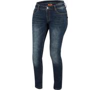 Bering Patricia Dames Moto Textile Pantalon, bleu, taille 44 pour femmes