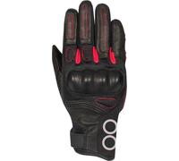 Bering Pitts Mesh Gants de moto pour femmes, noir/rouge, Taille M