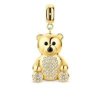 BERING PolarBear Pendentif ours polaire en acier inoxydable avec zircons, Einheitsgröße, Acier inoxydable Zircone cubique, Zircon cubique