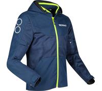 Bering Profil Veste textile de moto, bleu/néon jaune, Taille XXL