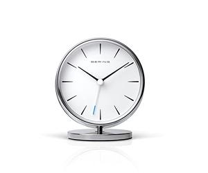 BERING Réveil à mouvement à quartz pour femmes et hommes, collection de décoration d'intérieur avec verre en plastique 90096-245R