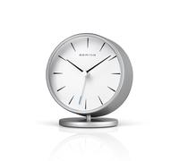 Bering Réveil Horloge De Table Alarme Analogique - 90096-044R Argent
