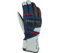 Bering Siberia gants de moto imperméables, Gris/bleu, Taille S