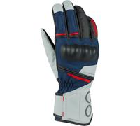 Bering Siberia gants de moto imperméables pour femmes, Gris/bleu, Taille 2XL