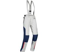 Bering Siberia imperméable Ladies Motorcycle Textile Pantalons, Gris/bleu, Taille 46