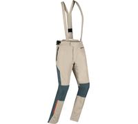 Bering Siberia Pantalon textile de moto imperméable, beige, Taille M