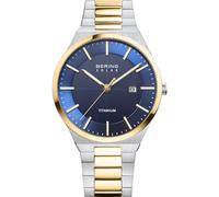 BERING Solar Movement 14439-717 Montre pour homme Collection Titanium avec titane et verre saphir 10 ATM
