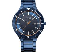 BERING Solar Movement 14443-797 Solar Collection Montre pour homme en acier inoxydable et verre saphir 10 ATM