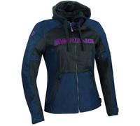 Bering Spirit, veste textile femme T5 Noir/Bleu Noir/Bleu