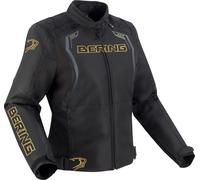Bering Sweek, veste textile imperméable pour femmes T1 Noir/Or Noir/Or