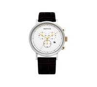 Bering Time - 10540-534 - Montre Homme - Quartz Chronographe - Bracelet Cuir Marron