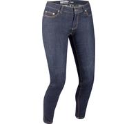 Bering Trust Slim Jeans de moto pour femmes, bleu, taille 36