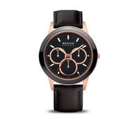 Bering, unisex, Accessoires, Noir, Taille: ONE Size Montre Unisexe Céramique 40 mm Bracelet Acier Inoxydable, Céramique Argent Brillant 33840-446