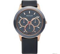 Bering Unisexe pour Hommes Montre-Bracelet Slim Céramique -33840-467 Cuir