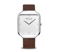BERING Unisexes-Adultes Analogique Quartz Montre avec Bracelet en Cuir 15836-504