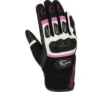 Bering Ursula Ladies Gants de moto, noir/rose, Taille 8 (XL)