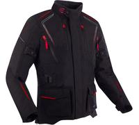 Bering Vision, veste textile imperméable L Noir/Rouge Noir/Rouge