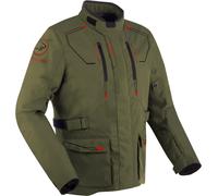 Bering Voyager veste textile de moto imperméable, vert-brun, taille L pour homme