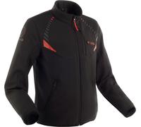 Bering Warmor Veste textile chauffante, noir-rouge, taille L pour homme