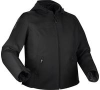 Bering Warwick Queen Size imperméable dames moto textile veste, noir, Taille 50