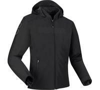 Bering Warwick Veste textile de moto imperméable, noir, Taille XXL