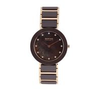 BERING Women Analog Quartz ceramic collection Watch with stainless steel/Ceramic