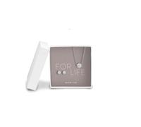BERING Women Necklace-Earring Gift Set | Silver | Stainless Steel- 414LittleSparkle-719-Silver