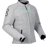 Bering Zao, veste textile imperméable pour femmes T1 Gris/Vert Gris/Vert